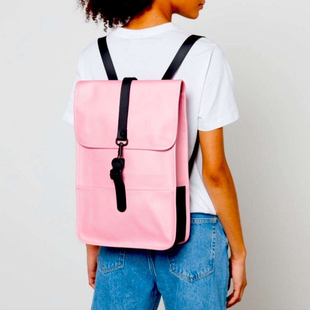 RAINS Pink Sky Backpack Mini NWT